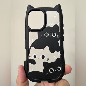 iPhone 16 Cat Ear Phone Case EUC 6.1”